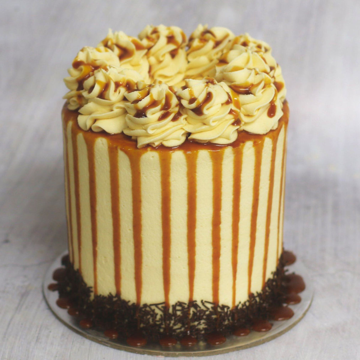 Salted Caramel Drip Cake Cakes The Cupcake Queens 