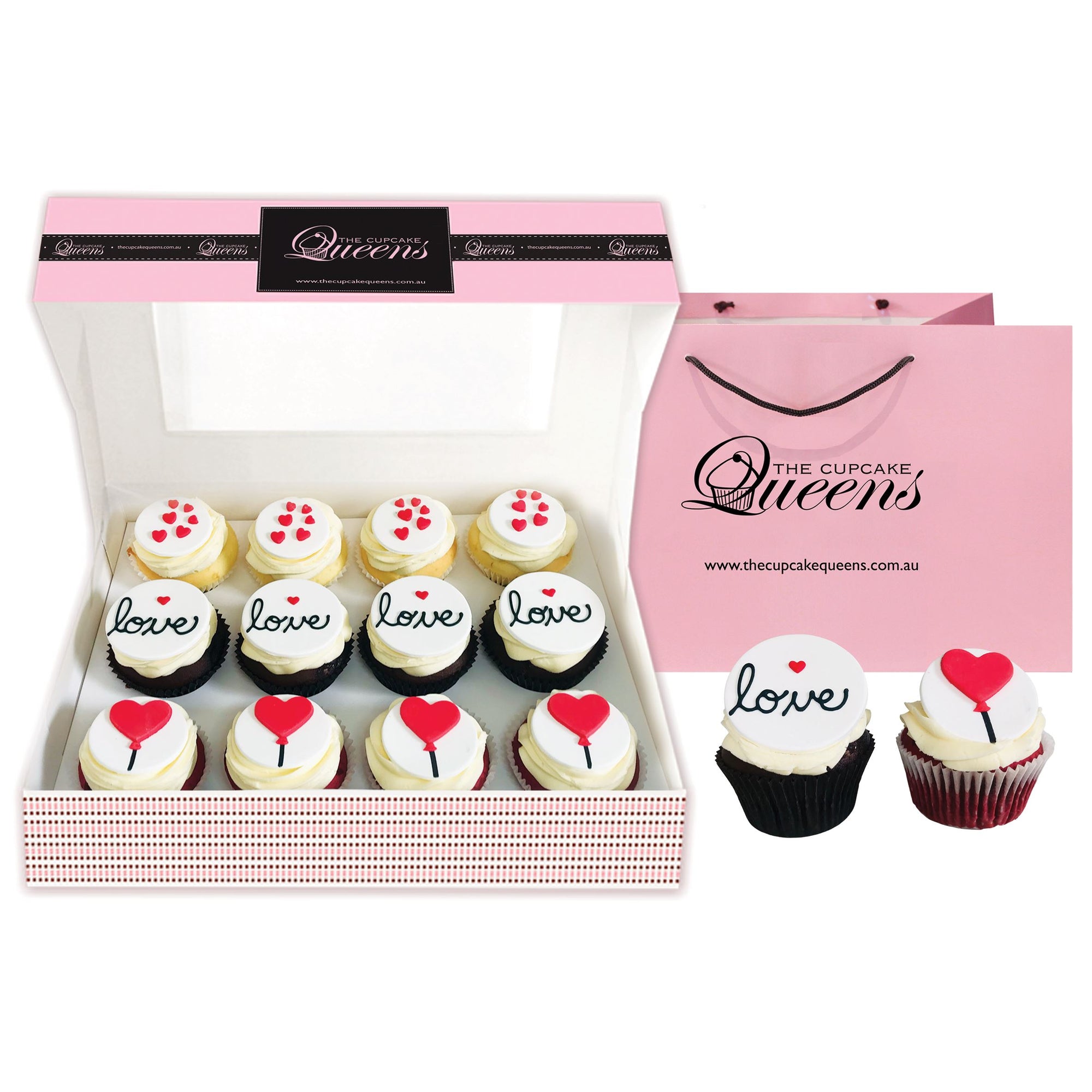 Valentines Day Regular Gift Box Cupcakes The Cupcake Queens 