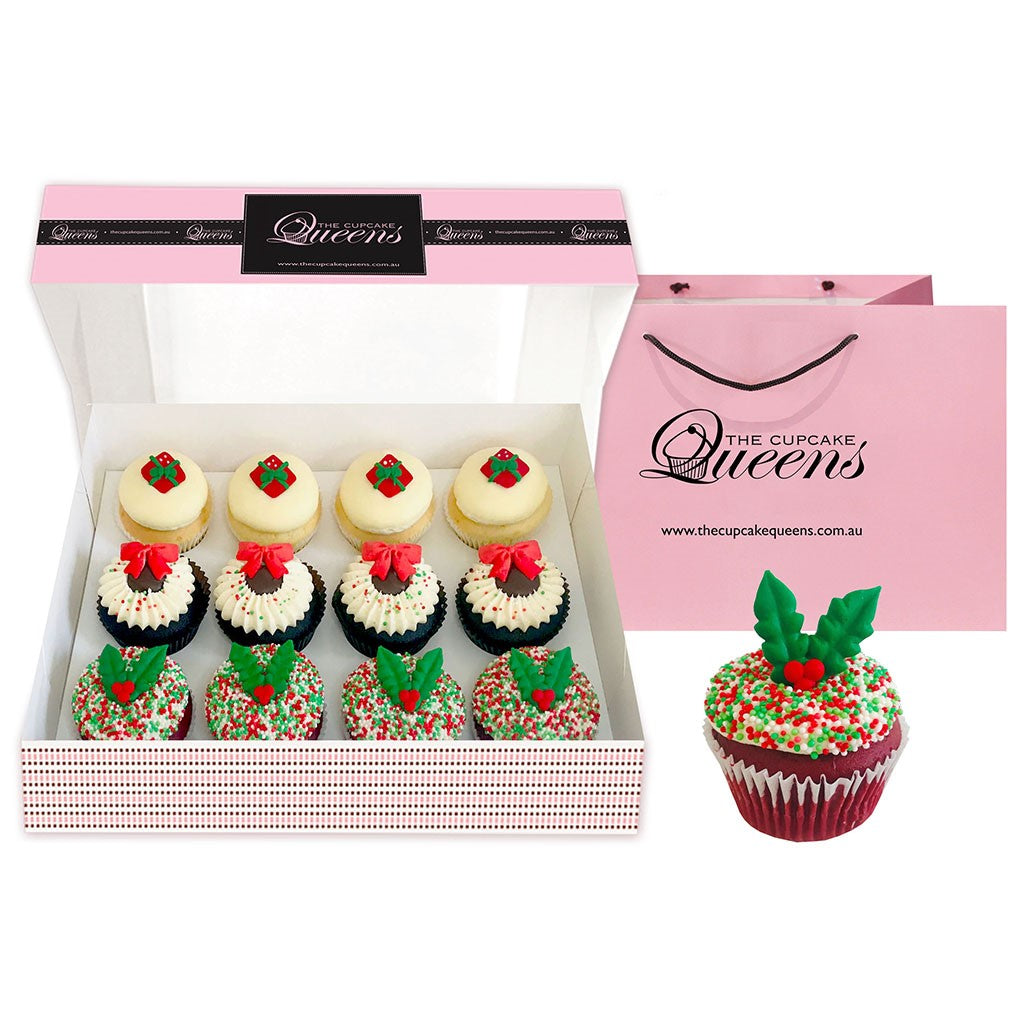Christmas Deluxe Regular Gift Box Special Occasion The Cupcake Queens 