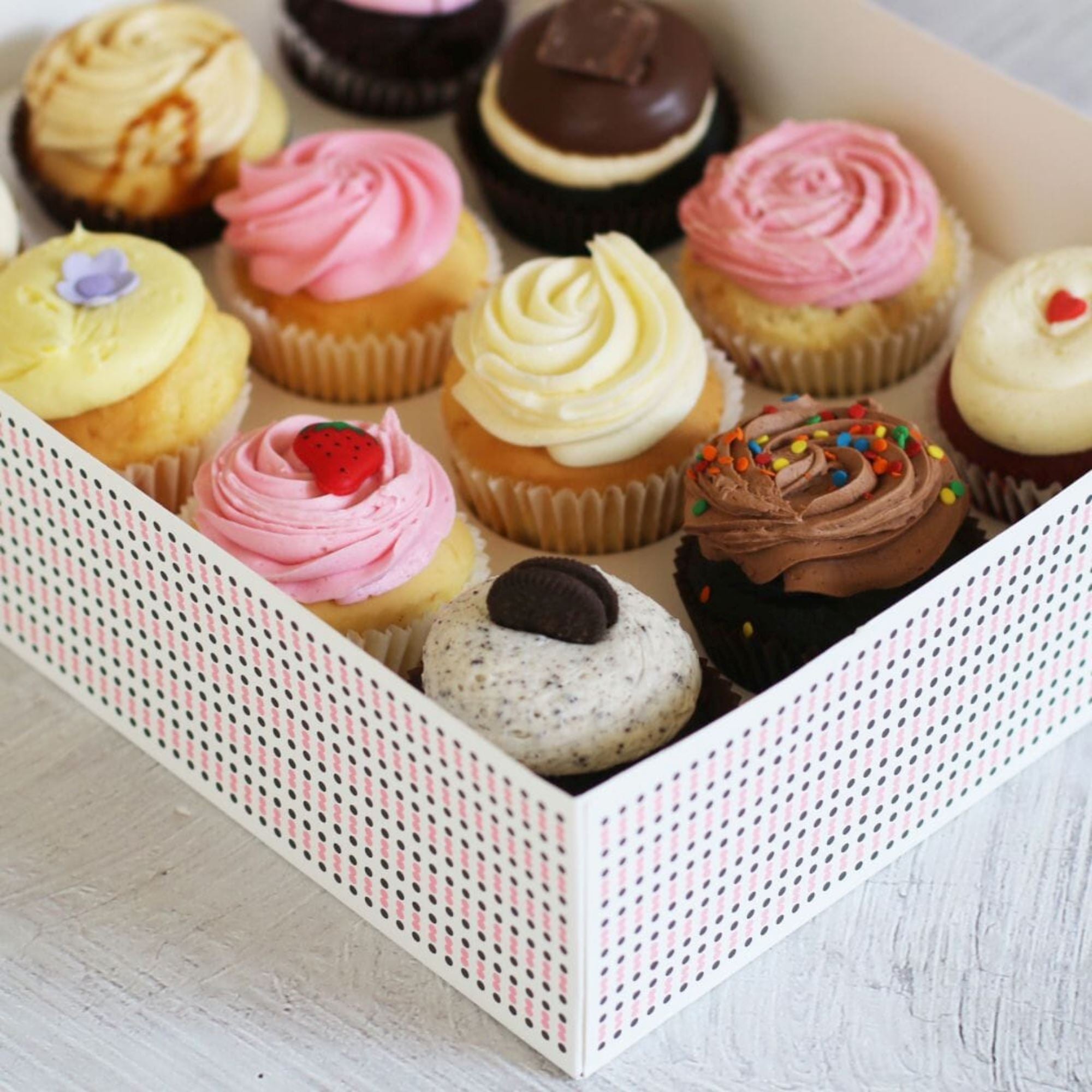 Create your own 12 Flavour Box The Cupcake Queens 