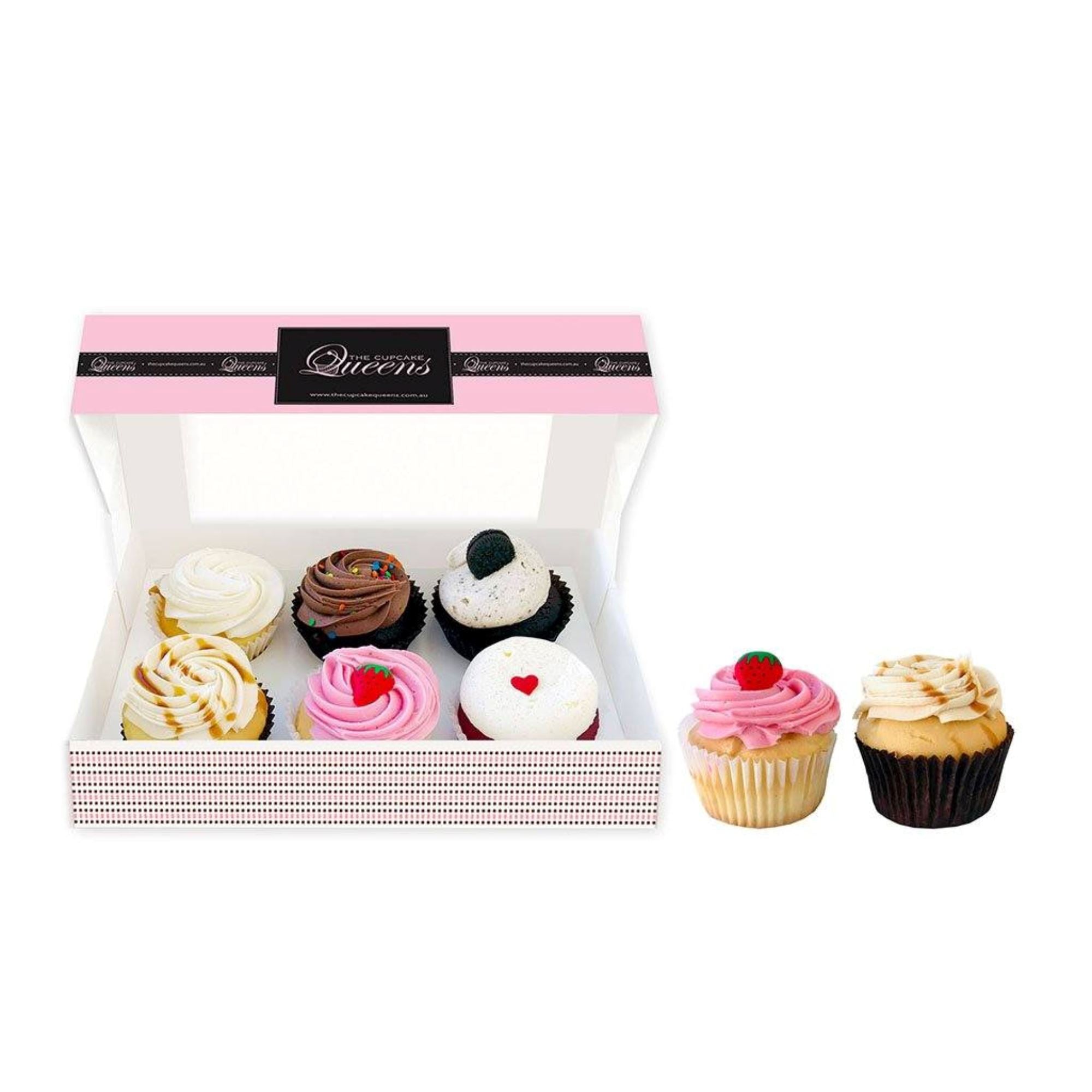 Daily Favourites Regular size 6 Pack Cupcakes The Cupcake Queens 